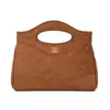 Bolso pequeño de cadena con patrón de rombos estilo Chanel, bolso de hombro nuevo para mujer, diseño de nicho, bolso cruzado versátil hecho de gamuza sintética
