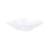 Plato de Hoja de Plástico Transparente Reutilizable para Aperitivos de Degustación Fiesta Mesa con Tenedor Cuchara