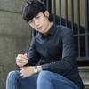 Camisa de manga larga para hombre, versión coreana delgada, nueva base, camisa de tendencia de talla grande, camisa elegante, ropa de una generación de cabello