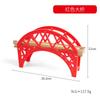 Pista de madera, accesorios de pista de madera, tren pequeño magnético, bloques de construcción, puente ensamblado, juguetes para niños compatibles con varias marcas