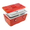 Wowoh Caja Aislada Personalizada de Acero Inoxidable 304 Caja Aislada Comercial con Revestimiento Interior Extraíble Caja Refrigeradora Caja Dedicada para Vendedores Ambulantes