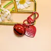 Llavero Colgante Creativo Divertido Lindo de 22 mm con Campana Pequeña y Corazón, Cierre de Resorte, Adorno Colgante para Bolso, Funda de Teléfono, Accesorios