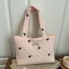 Bolsa de Ombro Estilo Coreano Estilo Ins Modelo Novo 2026 com Laço, Grande Capacidade, Bolsa Tote Feminina de Alto Valor, Fashion