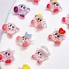 Taladro para uñas de nuevo estilo, hielo transparente, lindo, dibujos animados, joyería, estrella japonesa, muñeco de dibujos animados, decoración de taladro para uñas de resina DIY