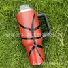 Taza Termo Nueva Generación 40oz Serie Deportiva de Béisbol Acero Inoxidable 304 con Asa y Popote para Uso en Automóvil