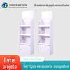 Expositor de papel personalizado de fábrica, expositor de papel ondulado, caixa de papel personalizada, prateleira de papel Chevroboard, atacado