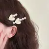 Versión coreana de clip para el pelo de perlas de amor dulce para mujer 2024 nuevo clip para flequillo lateral clip para el pelo clip para el pelo para el flequillo roto de la frente