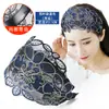 Diadema con Borde Ancho, Pasador Bordado Estilo Coreano para Cubrir Cabello Blanco, Diadema Dentada, Gorro para el Cabello, Diadema Antideslizante, Tocado Femenino