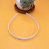 Diadema plana de 1.2 cm con parte trasera plana, diadema de plástico, hebilla de cabeza navideña, accesorios, aro para la cabeza, venta directa de fábrica