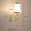 Lámpara de pared cálida creativa habitación de bodas dormitorio mesita de noche sala de estar comedor pasillo escaleras lámparas led simples modernas 2024