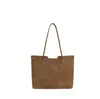 Bolsa de mano vintage de gran capacidad estilo coreano para mujer, nuevo modelo otoño 2026, bolso de hombro con patrón tejido de alta apariencia, bolso de mano