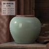 Jarrón de Cerámica Estilo Chino Nuevo de Jingdezhen, Adorno Grande Clásico de Celadón, Vitrina de Sala de Estar, Maceta de Cerámica Gruesa Hidropónica, Envío Gratis