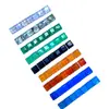 Ágata Verde Natural Laranja, Azul, Ágata Preta Ágata Aquática Labradorita Seção Quadrada de Fundo Plano 4*4 mm