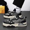 Sapatos Masculinos, Inverno Respirável, Versátil, Design Casual, Tênis de Nicho, Esportes Juvenis de Lona Trendy com Sola Grossa que Aumenta a Altura