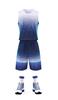 Uniforme de equipe de competição de colete super atacado, jersey respirável estampado, uniforme de basquete de uso duplo, conjunto masculino de uso duplo, uniforme de treino