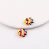 Peixe Pequeno Cerâmica Colorido Simples Transfronteiriço Furo Reto Contas Soltas Pulseira de Contas Feita à Mão DIY Colar Acessórios de Joias Atacado