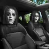 Funda de reposacabezas de coche de terror y divertida, funda de asiento a prueba de polvo, almohada de coche y funda de almohada para el cuello altamente transpirables