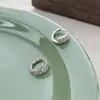 Aretes de Plata de Ley S925 con Forma de Serpiente Incrustados de Diamantes, Diseño Casual de Moda, Pendientes Elegantes y a la Moda, Aros para Orejas, Accesorios para Orejas para Hombres y Mujeres