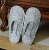 2026 Zapatos para Gatear Pantuflas de Suela Suave Tela de Algodón para Mujer Suela Fina Interior Exterior Todo Algodón Punta Cerrada Pantuflas de Algodón para Interiores Hogar Hombres