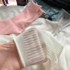 Calcetines de rizo para mujer, de longitud media, de moda para primavera y verano, de algodón, estilo japonés, de malla fina, transpirables.