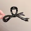 Pinza para el pelo versátil estilo coreano, accesorio para el pelo de color contrastante, nuevo modelo de alta gama 2026, pinza de tiburón de gran volumen para mujer