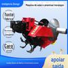 Máquina Multifuncional para Fazer Sulcos e Camalhões de Morango Máquina para Fazer Sulcos em Solo Argiloso Preto Máquina para Fazer Sulcos para Plantio de Vegetais
