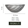 En Stock Estilo Nórdico de Lujo Ligero Cuenco de Cristal para Ensalada Plato para Frutas Hogar Gran Capacidad Cesta de Frutas de Vidrio Plato para Dulces