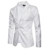 Traje de comercio exterior para hombre, estilo palacio, diseño de calle con estampado oscuro, chaqueta de traje entallada a juego con un botón.