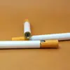 Isqueiro Personalizado em Formato de Cigarro, Ignição por Roda de Pedra Mini Portátil, Isqueiro Inflável de Chama Aberta Atacado