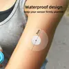 Parche de Fijación para Sensor, Absorbente de Sudor, Transpirable, Sin Pegamento, Autoadhesivo, Anticaída, Antideslizante Deportivo, Parche Dinámico para Sensor de Glucosa en Sangre a Base de Silicona
