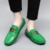 Zapatos Doudou Transfronterizos para Hombre Zapatos Slip-on Británicos Mocasines de Cuero Genuino Moda Casual Zapatos de Cuero Tallas Grandes Zapatos de Negocio para Hombre Pareja