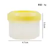 Mini Caja de Condimentos de Plástico, Frasco de Condimentos Portátil para Exteriores, Caja de Condimentos Transparente de Grado Alimenticio para el Hogar, Botella de Salsa, Caja de Embalaje