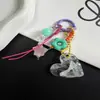 Nuevo Colgante de Corazón de Nube Degradado Soñador Accesorio de Diseño Creativo para Bolsas, Llaves de Coche y Fundas de Auriculares