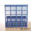 Archivador de cuatro columnas, estantería para libros de estudiantes, cesta para archivar suministros de oficina, caja de almacenamiento de carpetas de mesa simple
