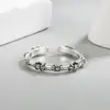 Anillo Abierto Keke Iris para Mujer, Diseño de Nicho de Lujo Ligero, Estilo Minimalista Exquisito de Alta Gama, Modelo Nuevo Vintage 2022