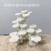 LPS Acuario de Agua Salada Paisaje de Arco Piedra Cerámica Porosa Alta Piedra Muerta Tanque de Peces Cueva de Paisaje Base de Cría de Coral