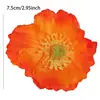 Flor de Amapola Transfronteriza Cabeza de Flor Falsa Flor de Seda Material para Guirnalda DIY Hecha a Mano Accesorios para el Cabello Ropa Pasador de Pelo Accesorios de Decoración con Flores
