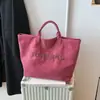 Bolso Tote de Gran Capacidad para Viajes Diarios para Mujer 2025 Nuevo Estilo Simple Casual Retro de Alta Gama Versátil Bolso de Hombro