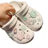 Charms para zapatos Crocs, accesorios para zapatos, serie verde y rosa de estrella de mar, accesorios DIY de concha, materiales de decoración para bolsos y fundas de teléfono