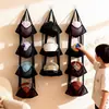 Bolsa colgante de almacenamiento de pelotas para pared para uso doméstico, estante de fútbol para detrás de la puerta, soporte para pelotas, organizador de almacenamiento de juguetes y muñecas