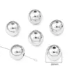 Cuentas Redondas Galvanizadas Acrílicas UV Corazón de Melocotón Cuentas de Lazo Material para Manualidades DIY de Cuentas Collar Joyería Cuentas Sueltas