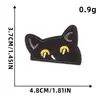 Patches de Bordado Computadorizado Patches de Desenho Animado Patches de Tecido Bordado Patches Termocolantes para Roupas Patches Adesivos Gato Gato Preto Diário Uso Diário