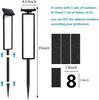 Luz de Enchufe para Suelo Solar Luz para Número de Casa LED Exterior Alfanumérica Doble Fuente de Luz Señal de Calle Luminosa Luz Indicadora