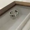 Anillo de Mariposa de Plata con Circonita de Alta Gama y Moda para Mujer, Exquisito Micro-Pavé Elegante, Apertura Versátil, Anillo Ajustable para el Dedo Índice