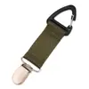 Clip para Sombrero de Paja Multifuncional para Viajes al Aire Libre Clip para Sombrero de Sol Correa de Nylon de Color Clip para Mochila Clip de Almacenamiento Portátil