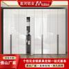 Armario de Aleación de Aluminio Personalizado de Fábrica Moderno Simple para el Hogar Gran Capacidad Pared Alto Brillo Combinación de Paneles de Puerta Armario Todo de Aluminio