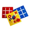 Tablero de Ajedrez de Cuadrícula Nueve Cuadrados Mini Fieltro Transfronterizo Juguete Educativo de Desarrollo Infantil Rompecabezas Cuadrícula de Fieltro Juego de Tres en Raya