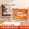 Calendário de Mesa do Ano do Carneiro Estilo Chinês Calendário de Mesa Flip-page com Argola de Metal Calendário de Lembrança para Reunião Anual de Negócios