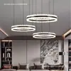 2026 Nuevo Modelo Lámpara de Araña para Sala de Estar Estilo Italiano de Lujo Ligero, Lámpara Circular Iceberg Creativa de Diseñador Minimalista Moderno para Comedor, Protección Ocular