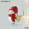Novo Pó Adesivo Dourado Plástico Brilhante Pingente Ins Pó Colorido Pingente Cartoon Decoração para Pendurar na Janela da Árvore de Natal
